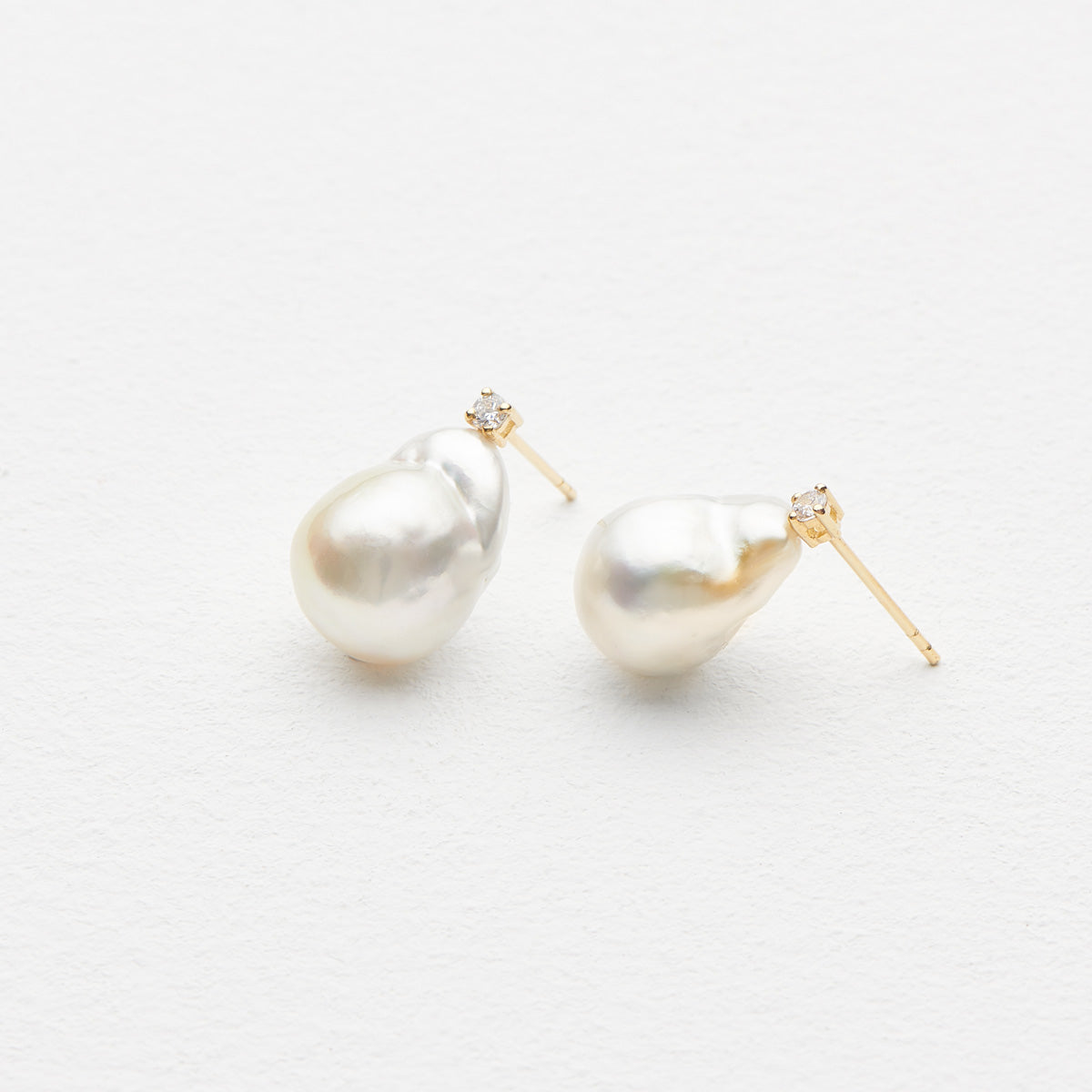 Atera Doris Baroque Pearl Earrings