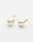 Atera Doris Baroque Pearl Earrings