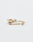 Atera Calla Lily Shaped Brooch - ATERA PEARL