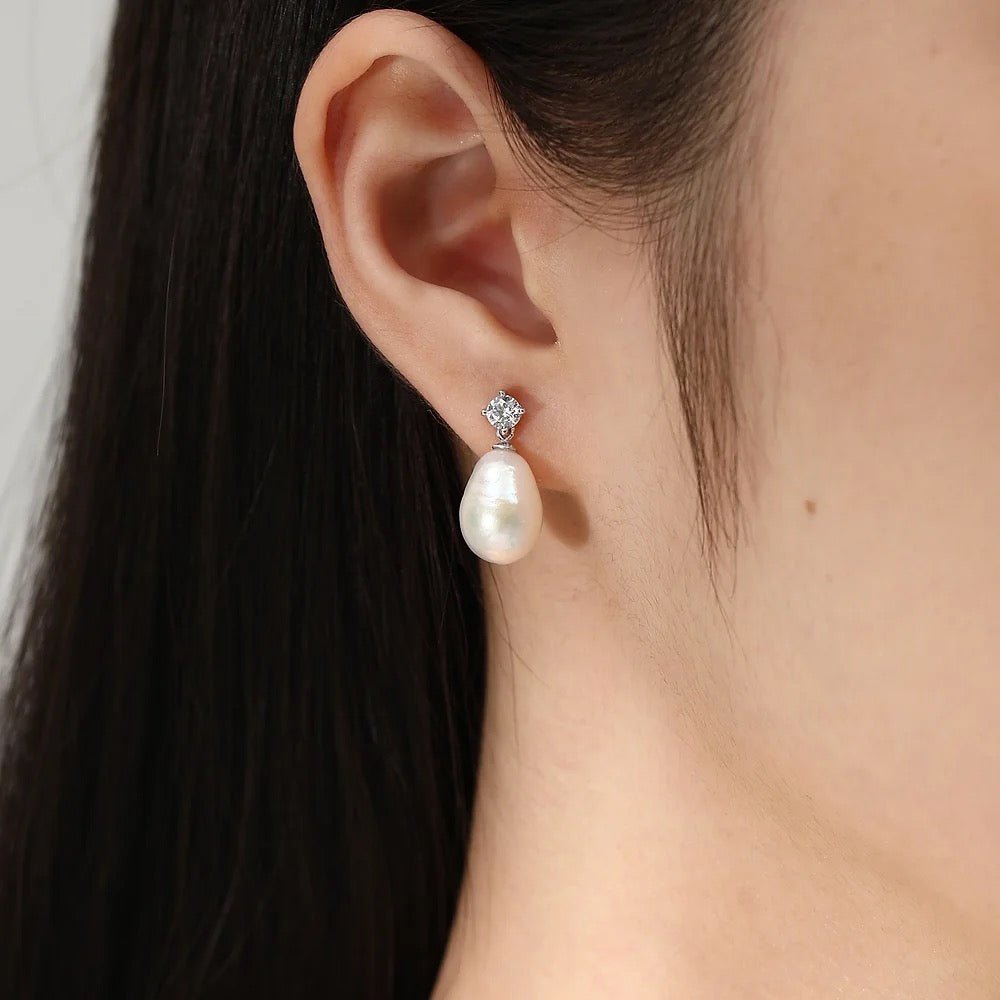 Atera Elita Freshwater Drop Pearl Earring - ATERA PEARL