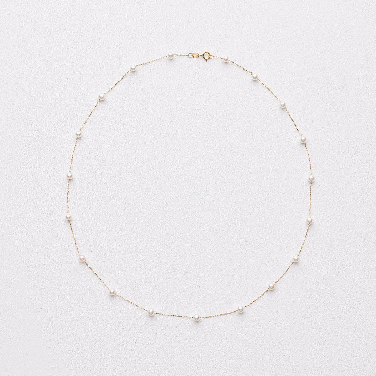 Atera Izellah Floating Pearl Necklace - ATERA PEARL