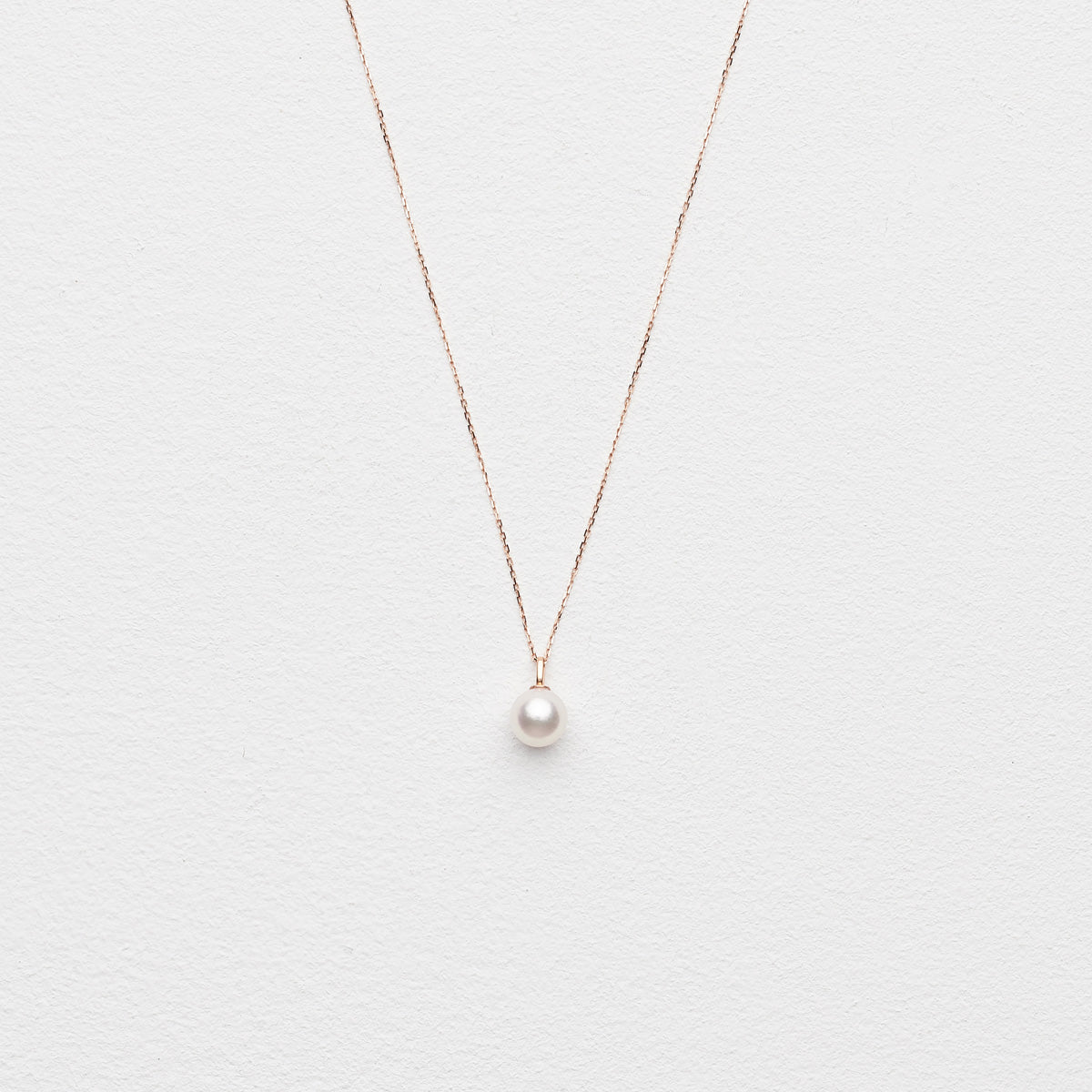 Atera Riva Solitaire Akoya Pearl Necklace - ATERA PEARL