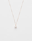 Atera Riva Solitaire Akoya Pearl Necklace - ATERA PEARL