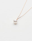 Atera Riva Solitaire Akoya Pearl Necklace - ATERA PEARL